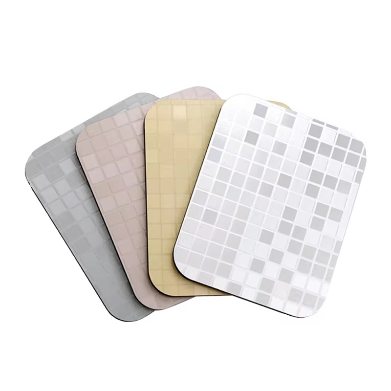 لوحة الحائط المصنوعة من الكريستال الكربوني ذات الملمس المعدني