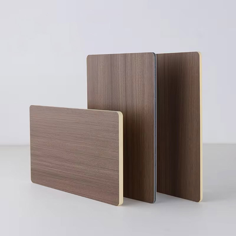 لوحة الحائط المصنوعة من الكريستال الكربوني ذات الملمس الخشبي